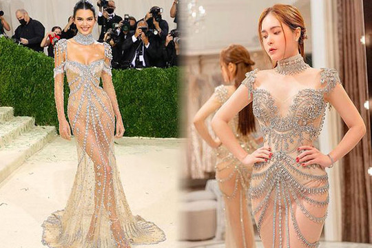 Đoàn Di Băng chi gần 1 tỷ để may váy nhái Kendall Jenner?