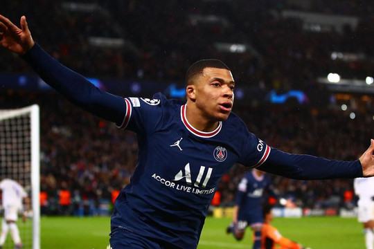 Kết quả Champions League: Mbappe ghi bàn phút 94, PSG quật ngã Real Madrid