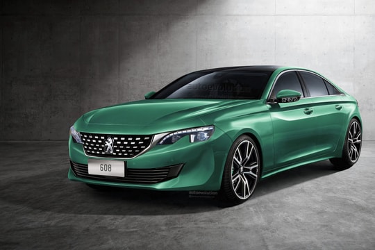 Lộ hình ảnh mẫu xe concept Peugeot 608