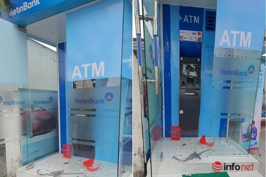 Uống rượu say, người đàn ông đập hỏng máy ATM, gây thiệt hại gần trăm triệu đồng