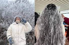 Sự thật bức ảnh 'cô gái bị đóng băng mái tóc khi ngắm tuyết ở Fansipan'