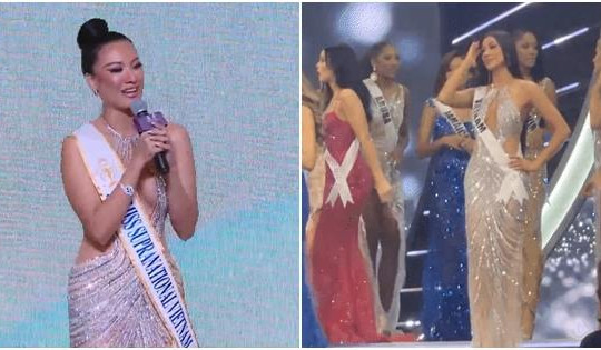 Kim Duyên mặc chiếc đầm đặc biệt để nhận sash thi Miss Supranational 2022