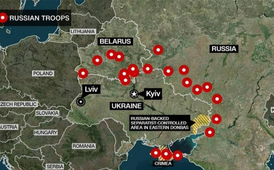 Xung đột Nga-Ukraine: Nga tấn công tứ phía, Tổng thống Zelesnky xác nhận, ban bố thiết quân luật toàn quốc