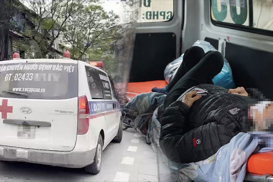 Người dân "còng lưng" gánh phí dịch vụ xe cấp cứu ở Hà Nội