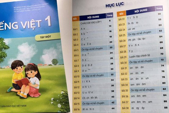 Tranh cãi quanh việc sách Tiếng Việt 1 không dạy chữ 'P'