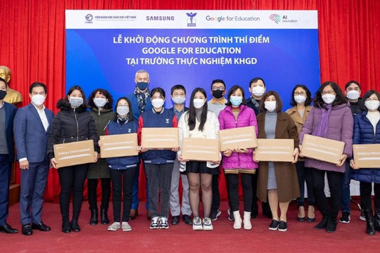 Google, Samsung hợp tác thúc đẩy chuyển đổi số trường học Việt Nam