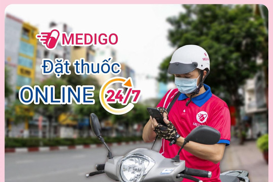 Đặt mua thuốc online 24h qua ứng dụng Medigo‏