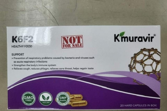 Cảnh báo về sản phẩm K6K2 Kmuravir® điều trị COVID-19