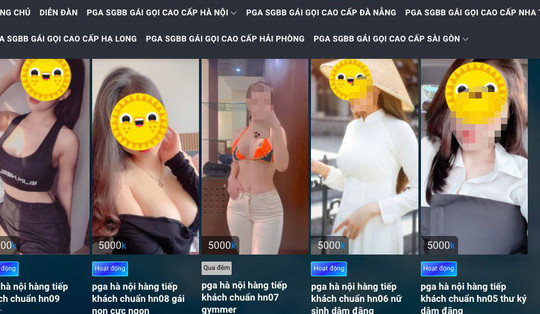 Triệt phá đường dây môi giới mại dâm 'khủng' ở Hà Nội có nhiều cô gái nước ngoài tham gia
