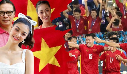 Sao Việt vỡ òa trước chiến thắng lịch sử của U23 Việt Nam