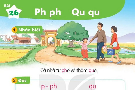 Tiếng Việt 1 không dạy chữ P: 'Cải tiến hoá cải lùi, sai lầm nghiêm trọng'