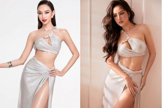 Sexy là thế, Thùy Tiên vẫn mờ nhạt, lép vế toàn tập trước "Hoa hậu ngực khủng" của Vbiz khi đụng hàng