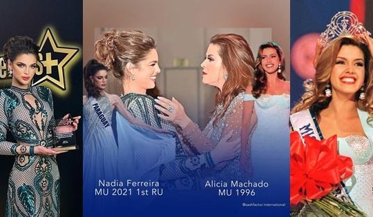 Miss Universe 1996 gặp tân Á 1: Đừng đùa nhan sắc 'gừng già'