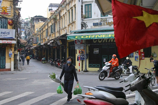 Dịch liên tục "lập đỉnh", hơn 50% xã phường Hà Nội là vùng cam