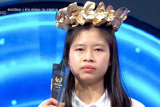 Nữ sinh Hà Nội chiến thắng tuyệt đối, giành vòng nguyệt quế Olympia