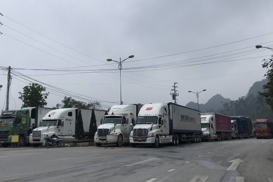 Trung Quốc dừng nhận thông quan, cửa khẩu Hữu Nghị tồn hơn 900 xe hàng