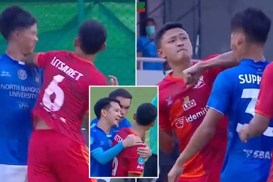 Cầu thủ Thái Lan bị thanh lý hợp đồng sau khi tung đòn đánh chỏ khiến đối thủ nhập viện khâu 24 mũi