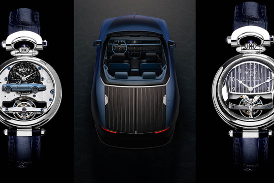 Rolls-Royce Boat Tail sẽ ra mắt cùng 2 mẫu đồng hồ được đặt làm riêng theo xe