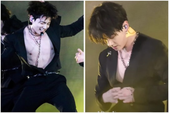 Nhờ chiếc cúc áo "phản chủ" của Jungkook mà fan có dịp chiêm ngưỡng fancam bỏng mắt: Video tăng hơn 1 triệu view sau 1 ngày