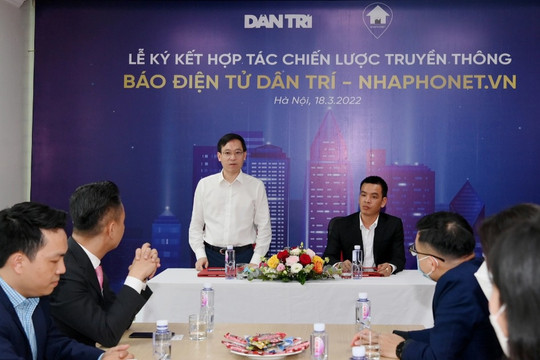 Báo điện tử Dân trí và Công ty CP Tập đoàn Việt Nam Toàn Cầu ký kết hợp tác