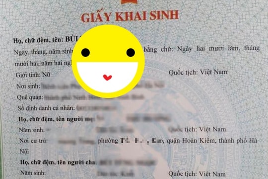 Khổ sở tên đặt không giống ai: Một người vợ giữa trung tâm Hà Nội phải "cầu cứu" vì tên chồng đặt cho con