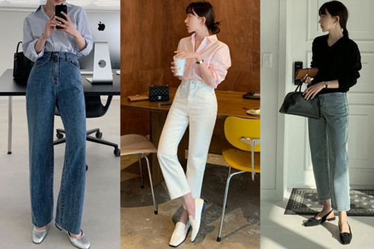 Gái Hàn sẽ cho chị em biết 4 mẫu quần jeans đang mốt nhất, có đủ thì mặc đẹp mọi lúc mọi nơi