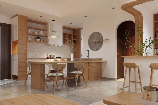 Căn hộ đẹp từng centimet nhờ kiến trúc sư sử dụng 'phần đệm' che góc kém duyên