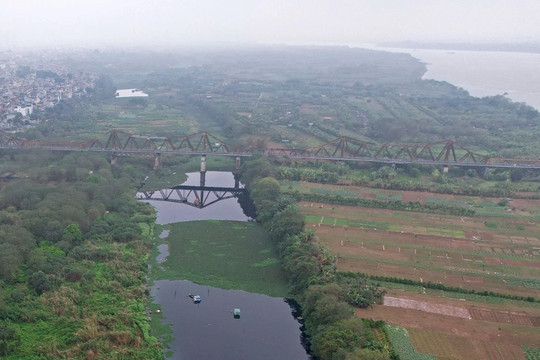 Ngắm vẻ đẹp hoang sơ bãi giữa sông Hồng ở Hà Nội được đề xuất làm công viên