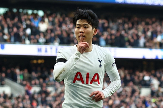 Son Heung-Min thăng hoa, Tottenham thắng đậm West Ham