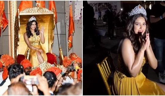 Miss Universe 2021 gây tiếc nuối trong lễ Homecoming ở Ấn Độ