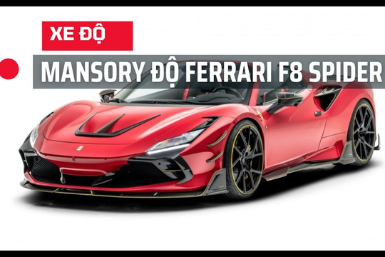 Mansory độ Ferrari F8 Spider: "Ngầu đét" dành cho dân chơi