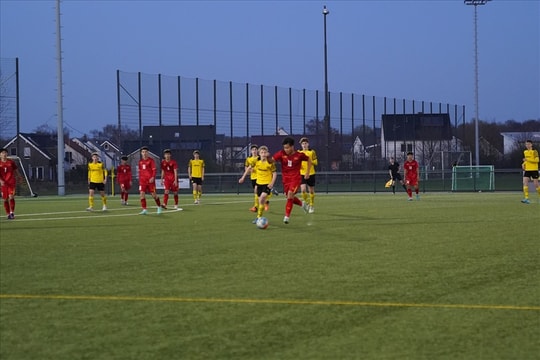 U17 Việt Nam cầm hòa đội trẻ của Borussia Dortmund