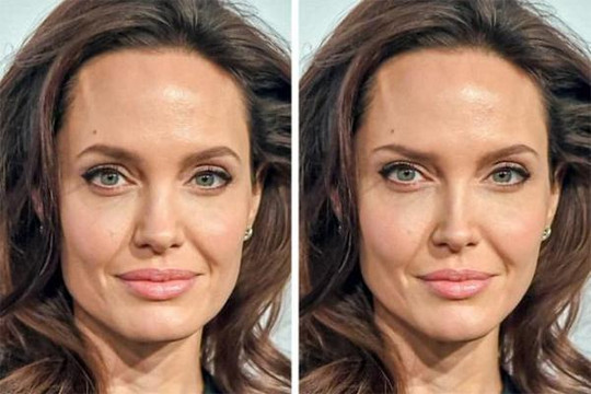 Khuôn mặt Angelina Jolie được điều chỉnh theo tỷ lệ vàng sẽ thế nào?