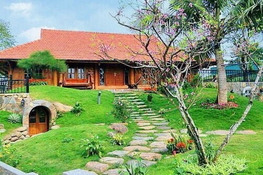 Không gian sống như resort của gia đình Xuân Bắc