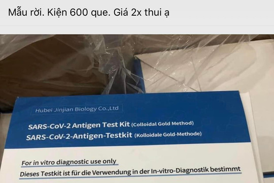 Hà Nội: kit test nhanh, thuốc điều trị COVID-19 giảm giá vẫn ế