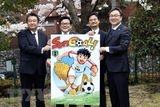 Nhật Bản sản xuất bộ truyện tranh đầu tiên về bóng đá Việt Nam