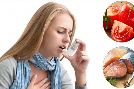 Những loại thực phẩm và chất dinh dưỡng dành cho người bị bệnh hen suyễn