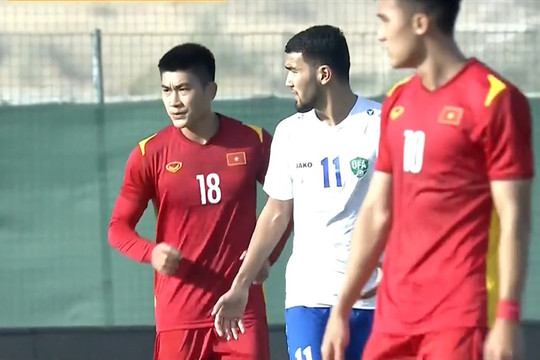 U23 Việt Nam 0-1 U23 Uzbekistan: Jasurbek mở tỉ số