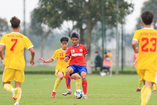 Kết quả U19 Quốc gia 2022: Hà Nội, SLNA cùng giành chiến thắng