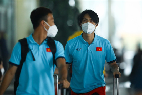 Tuyển Việt Nam về nước sau hành trình tại vòng loại World Cup 2022