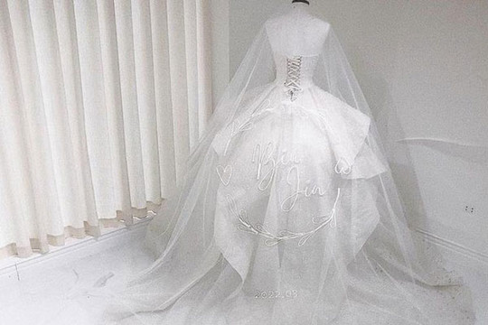Hé lộ voan cưới đặc biệt cho hôn lễ của Hyun Bin và Son Ye Jin