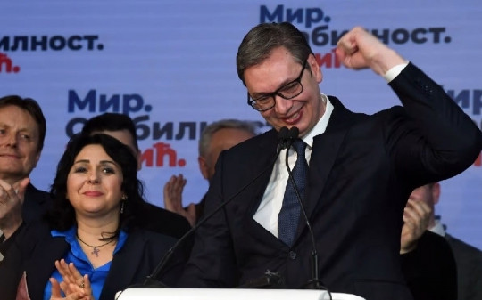 Tổng thống Serbia tuyên bố giành thắng lợi ngay vòng 1 bầu cử