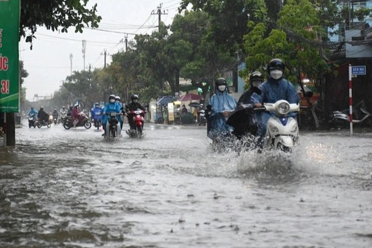 Trung Bộ, Nam Bộ 2 ngày mưa giông