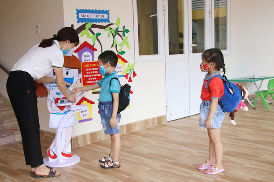 Sở GD&ĐT Hà Nội lên phương án cho trẻ mầm non trở lại trường