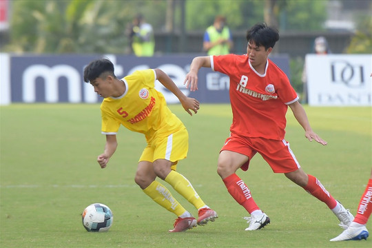 U19 Viettel 0 - 0 Hà Nội: Hai đội triển khai lối đá chặt chẽ