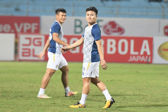 Hà Nội FC vs Công An Nhân Dân: Quang Hải dự bị