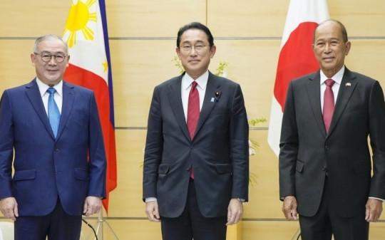 Nhật Bản-Philippines phản đối mọi động thái đơn phương thay đổi hiện trạng bằng vũ lực tại Biển Đông, Biển Hoa Đông