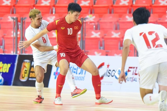 Thắng Myanmar, Futsal Việt Nam giành vé dự VCK Futsal châu Á 2022