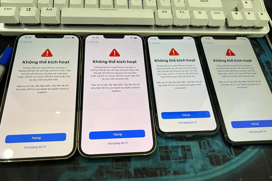 Apple lỗi máy chủ, hàng loạt iPhone ở Việt Nam hóa ‘cục gạch’