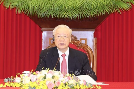 Tổng Bí thư Nguyễn Phú Trọng điện đàm với Thủ tướng Ấn Độ Narendra Modi
